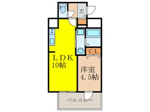 アヴニール東三国の物件間取画像